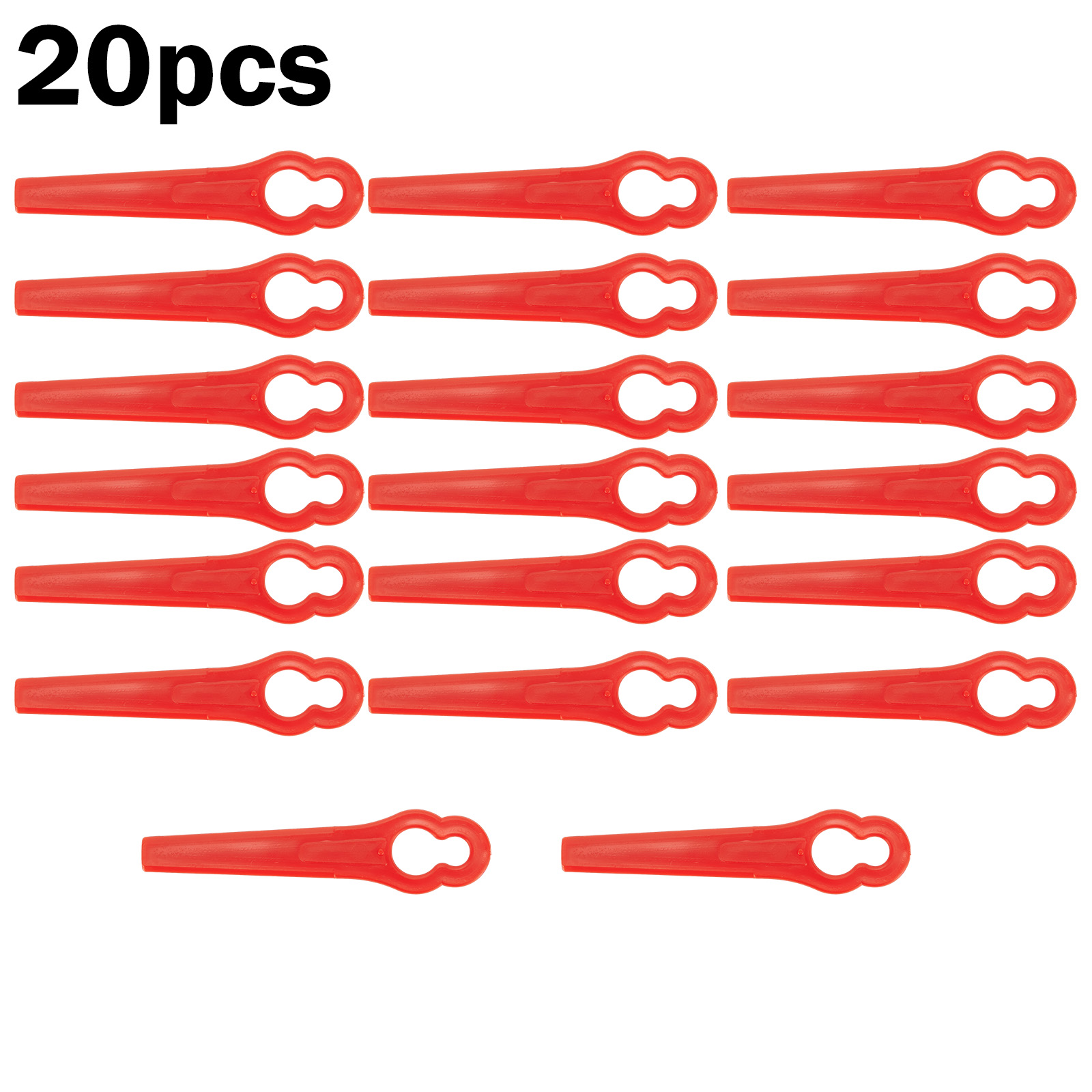 Power Tools Red - 20pcs Brush Cutter Blade LawnMower Garden