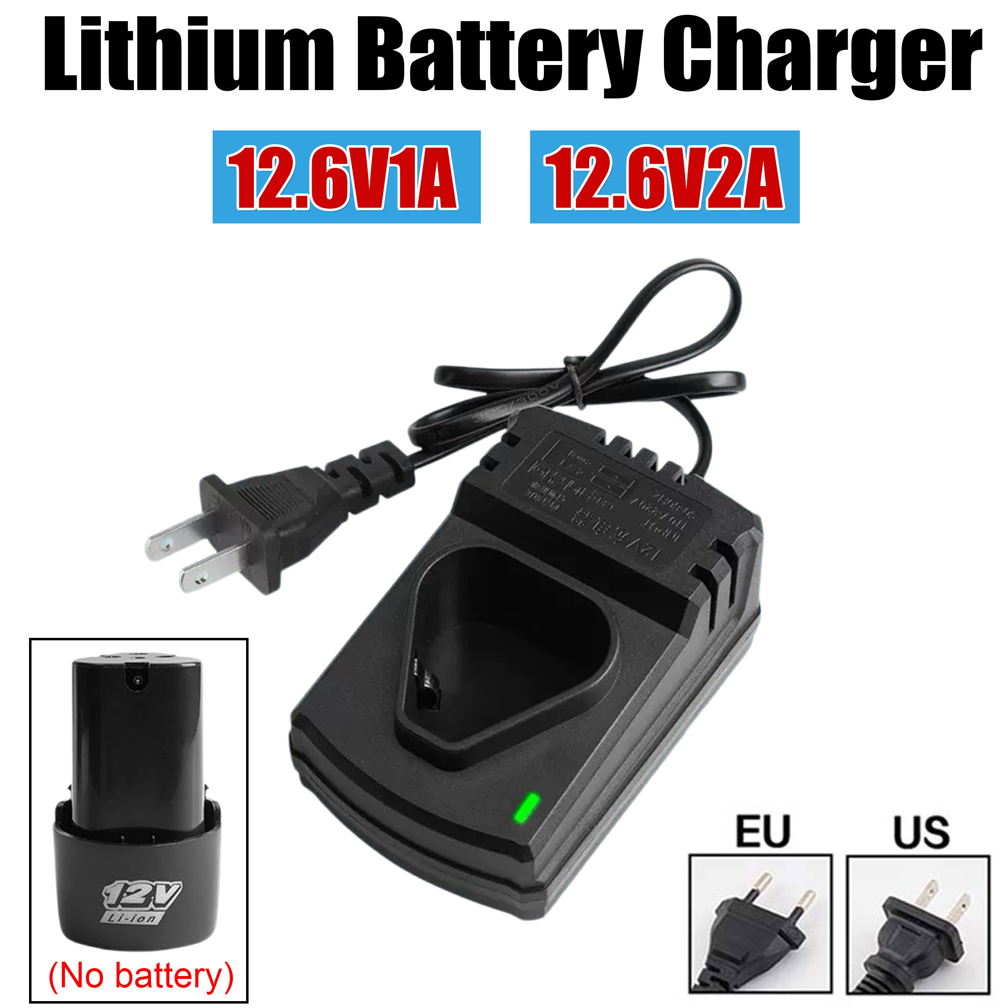 Power Tools On Sale - 12V/12.6V Li-ion Rechargeable Chargers Support 110-240V