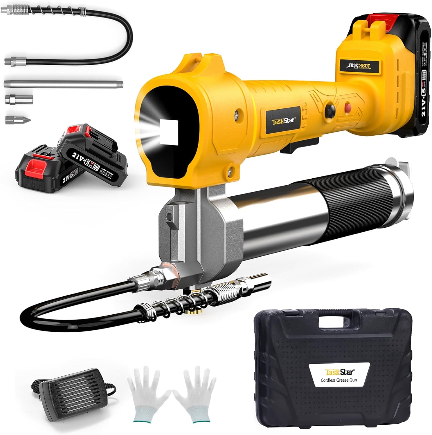 Power Tools Grease - Taskstar Electric Grease Gun Kit with