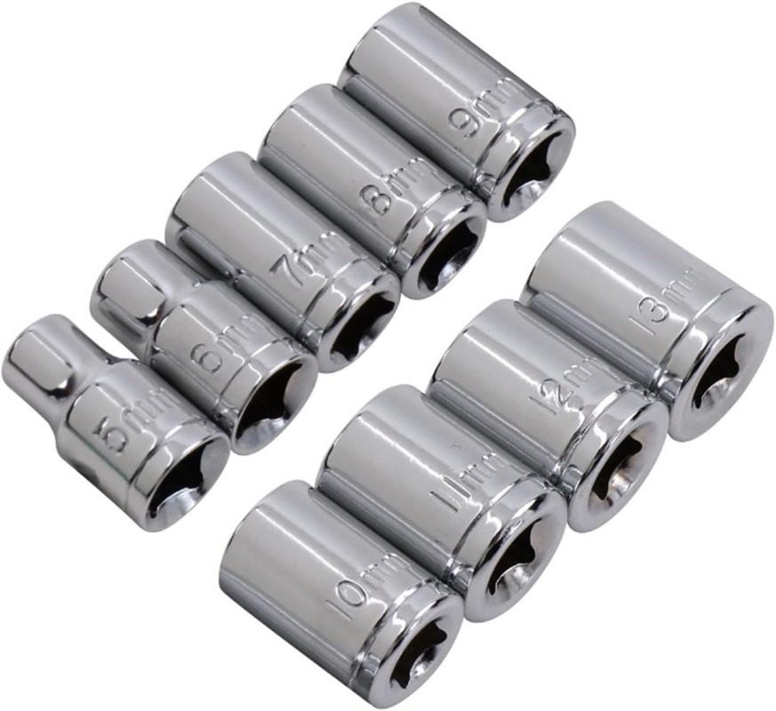 45/9Pcs 1/4 Inch Drive 5-13mm  - Power Tools Red incelemesi ve fiyatı