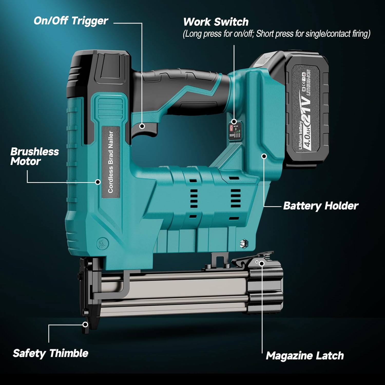 2-In-1 Brushless Portable Elec - Staple Gun Electric incelemesi ve fiyatı