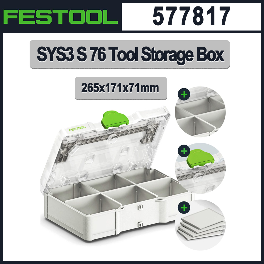 FESTOOL SYS3 S 76 Tool Storage - Power Tools Festool incelemesi ve fiyatı