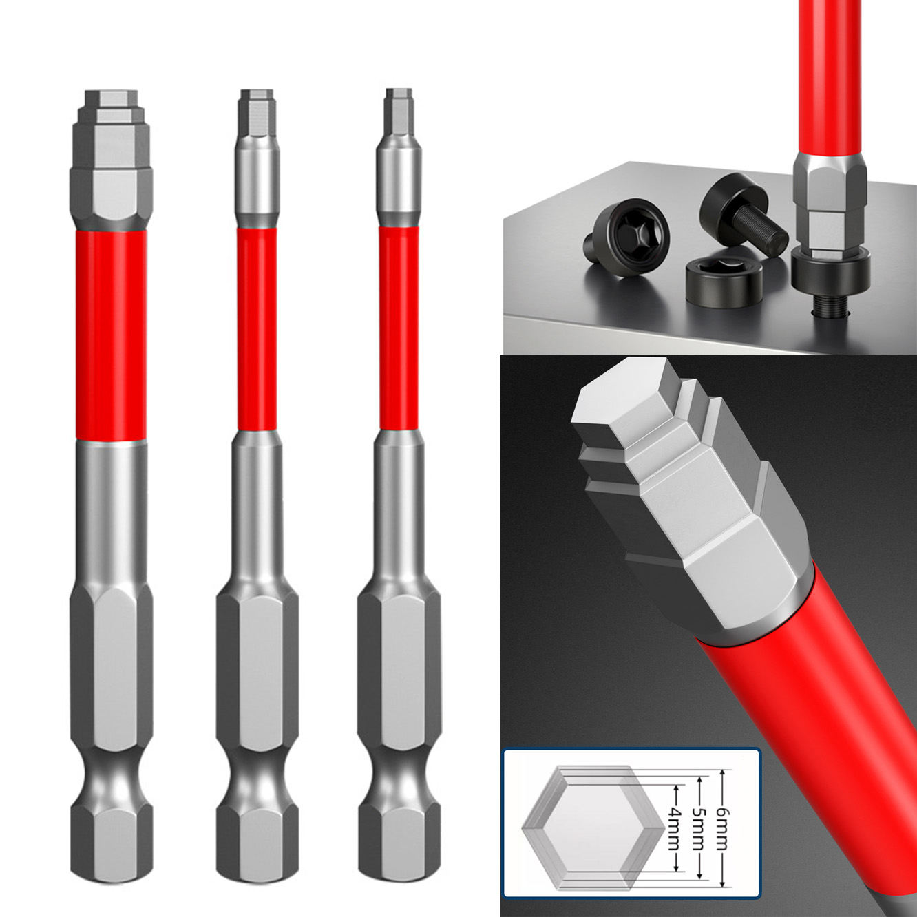 Red S3 Titanium Plated Hex Scr - Power Tools Red incelemesi ve fiyatı