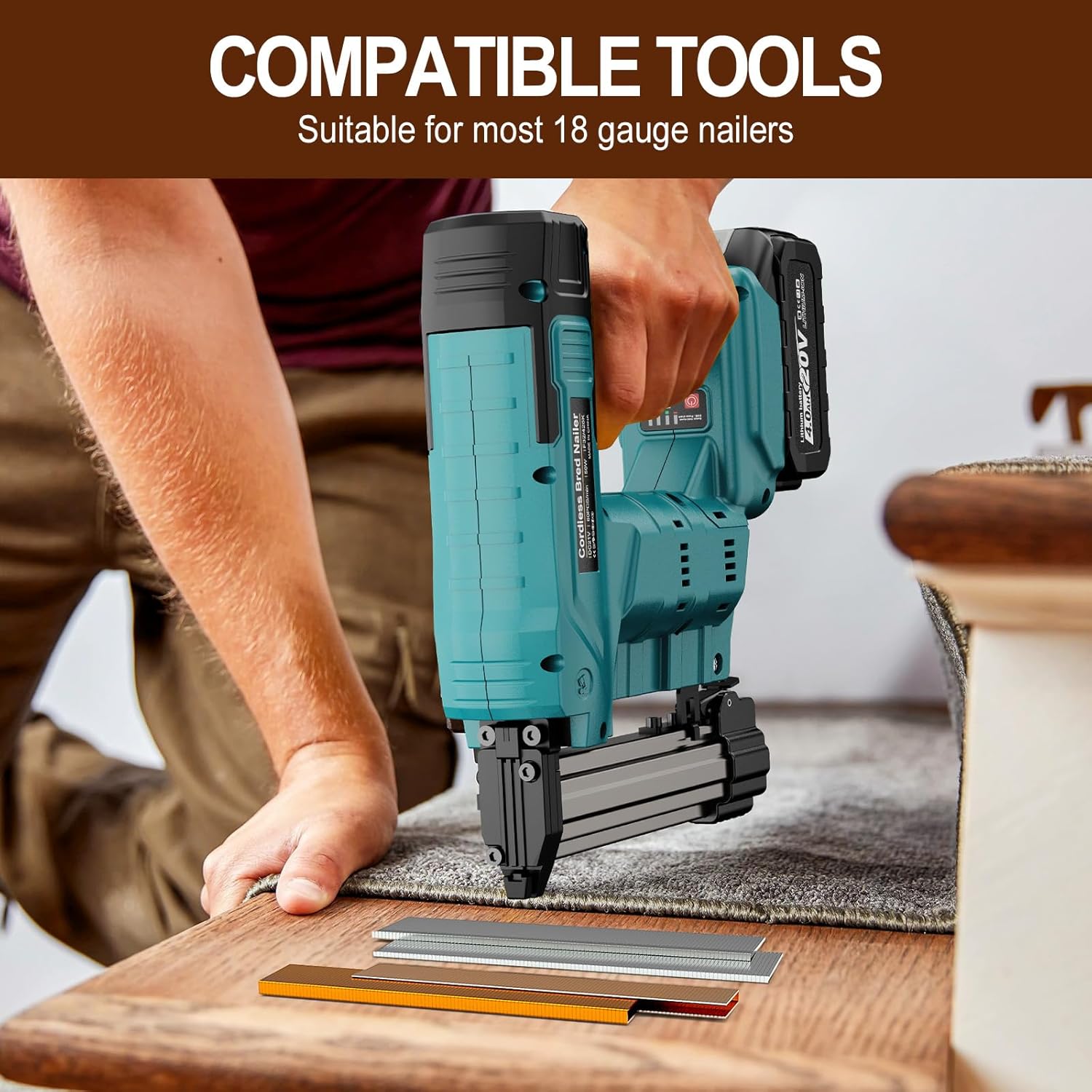 1600pcs/box F32 Brad Nails 425 - Staple Gun Electric incelemesi ve fiyatı