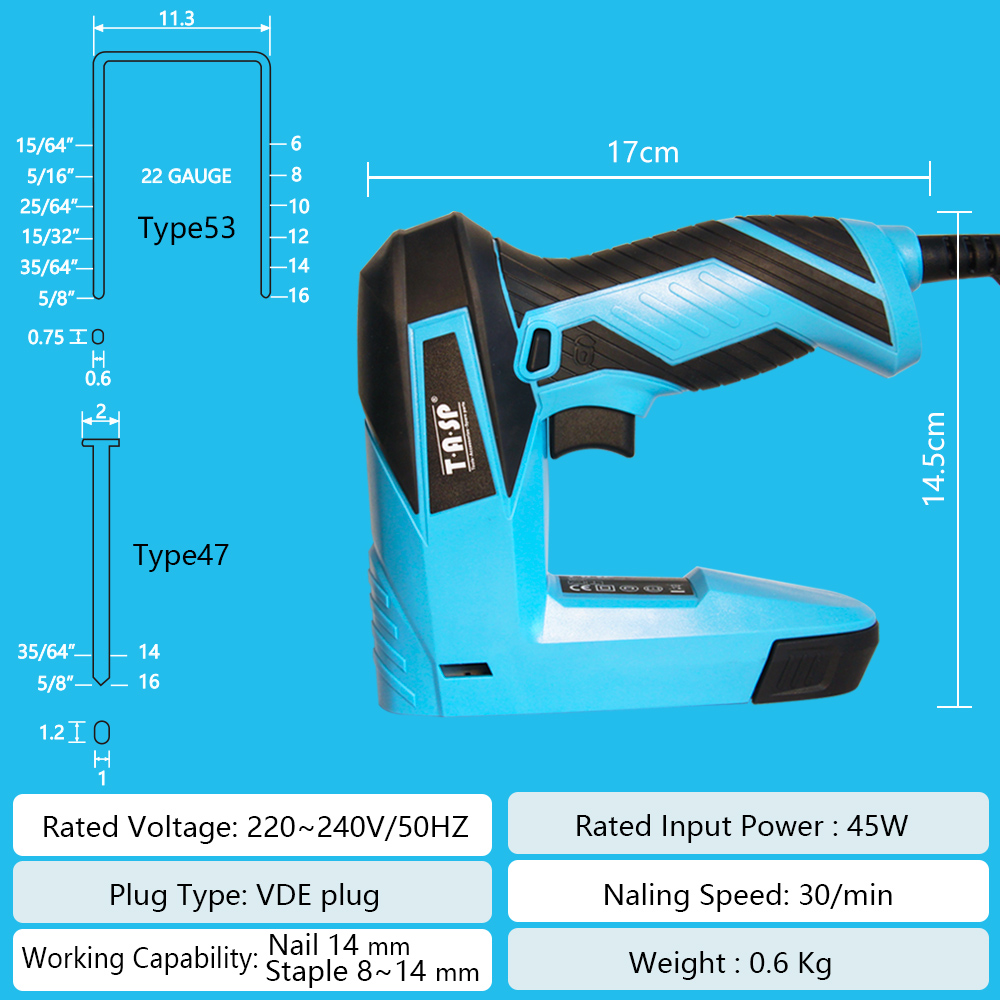 230V 2 in 1 Electric Staple Gu - Staple Gun Electric incelemesi ve fiyatı