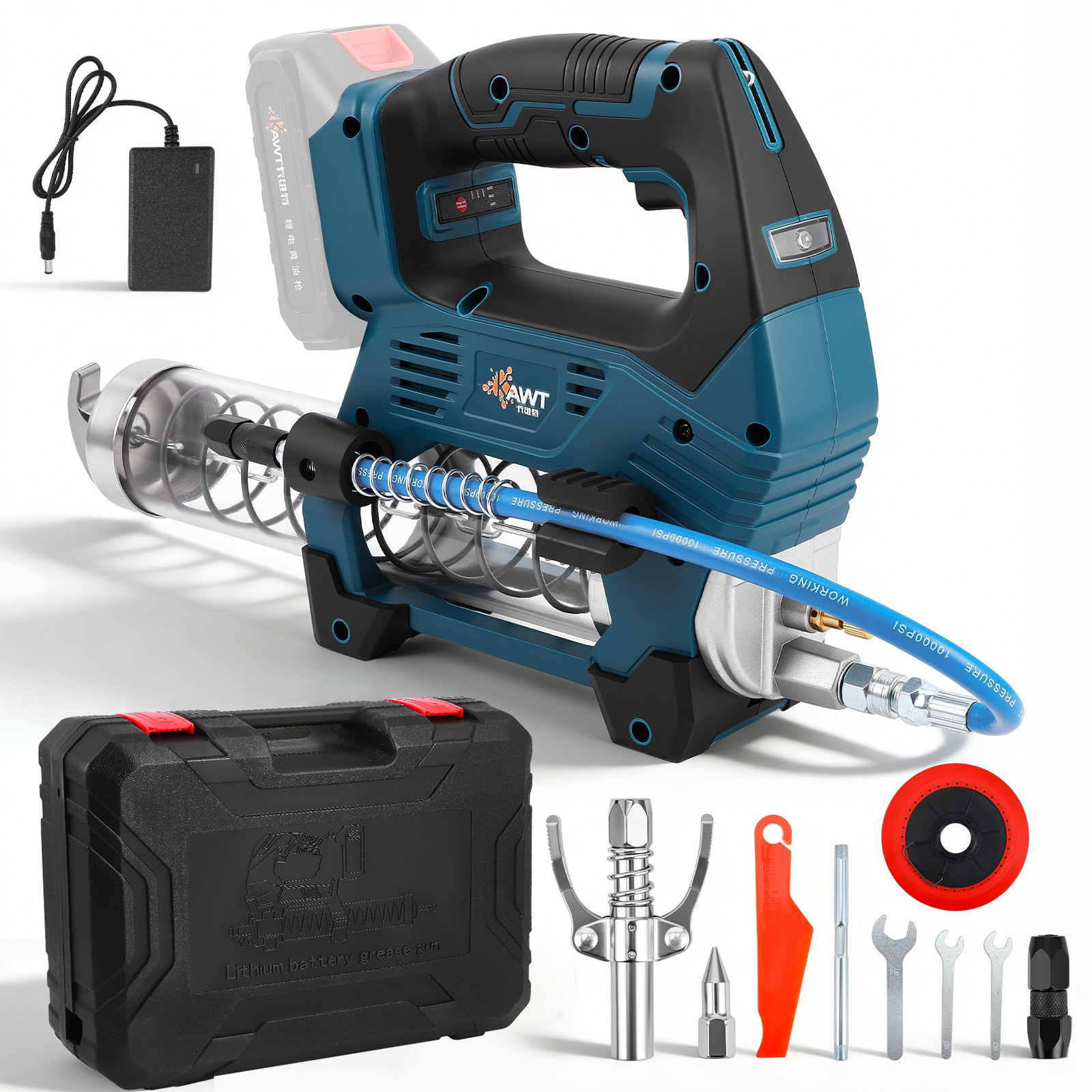 Battery Grease Gun, 12000 PSI  - Power Tools Grease incelemesi ve fiyatı