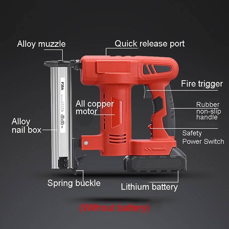 Electric Wireless Nail Gun F30 - Staple Gun Electric incelemesi ve fiyatı
