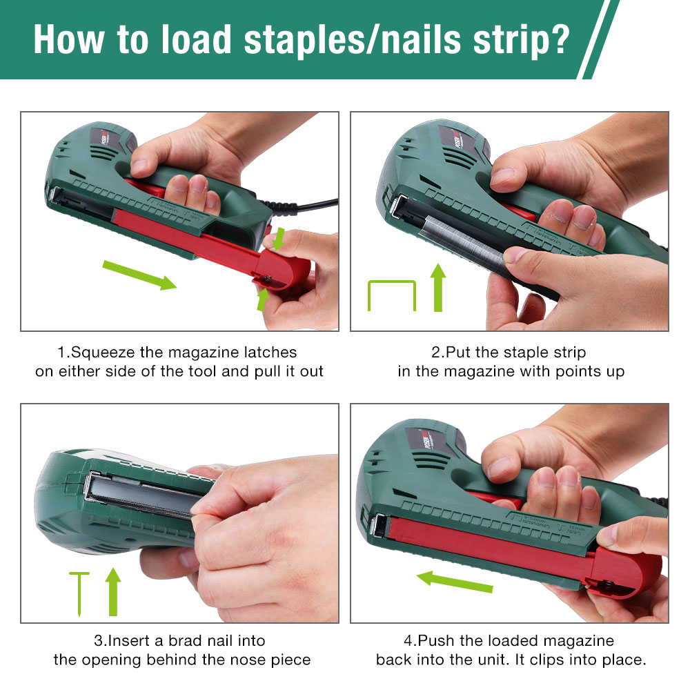 45W Corded Electric Taker With - Staple Gun Electric incelemesi ve fiyatı